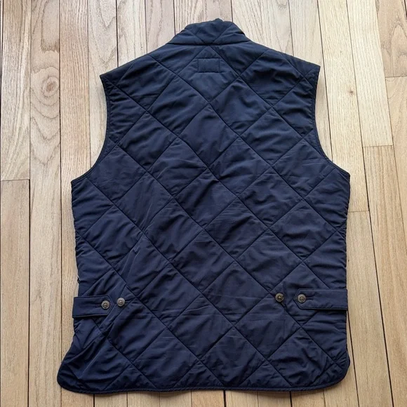 J. Crew Navy Quilted Vest - Picture 3 of 3